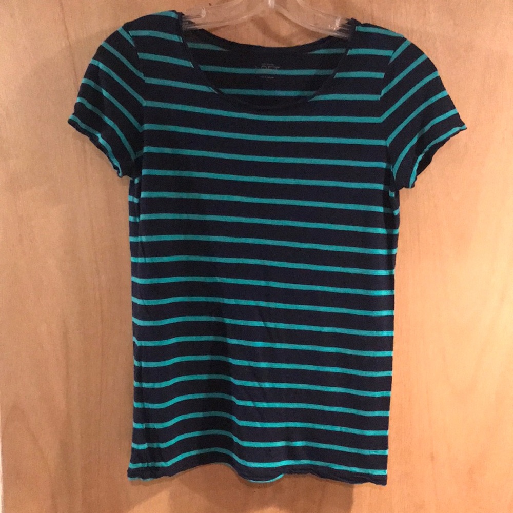 Loft scoop neck top